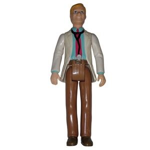 Playskool Dollhouse 6" Physician Doctor Blonde Man Doll 1994 doll house